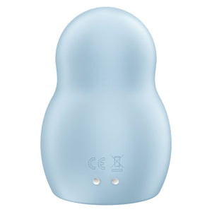 SATISFYER - PRO TO GO 1 DOPPIO ESTIMULADOR Y VIBRADOR AZUL