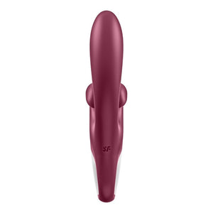 SATISFYER - VIBRADOR RABBIT TOUCH ME ROJO