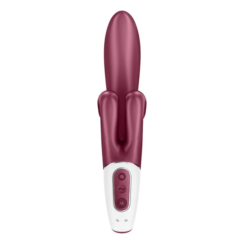 SATISFYER - VIBRADOR RABBIT TOUCH ME ROJO