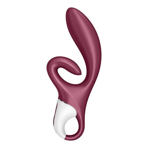 SATISFYER - VIBRADOR RABBIT TOUCH ME ROJO