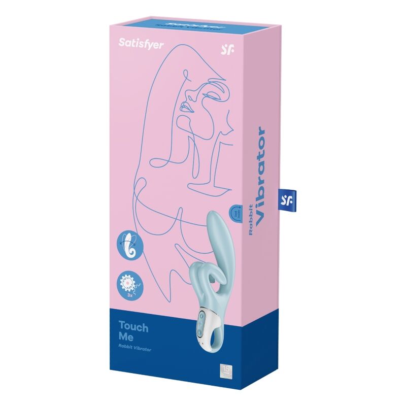 SATISFYER - VIBRAZIONE TOUCH ME RABBIT BLUE