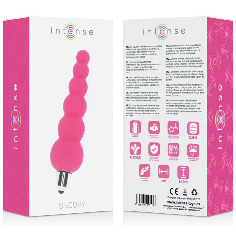 INTENSO - SNOOPY 7 VELOCIDADES EN SILICONA ROSA INTENSO