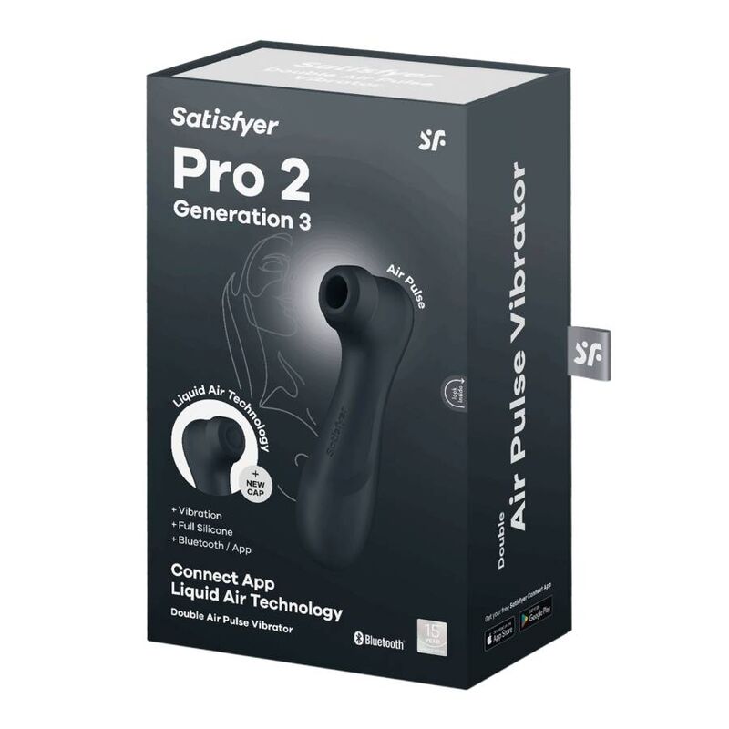 SATISFYER - PRO 2 TERCERA GENERACIÓN BLUETOOTH NEGRO Y APLICACIÓN