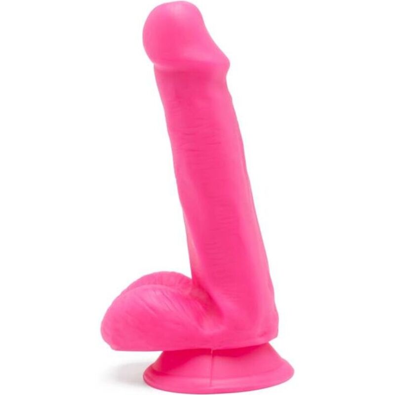 GET REAL - DILDO HAPPY DICKS ESFERAS ROSAS 12 CM
