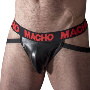 MACHO - MX25RC JOCK ROJO CUERO M