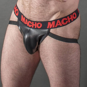 MACHO - MX25RC JOCK ROJO CUERO M