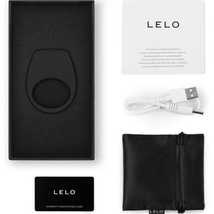 LELO - ANILLO VIBRADOR TOR 3 NEGRO