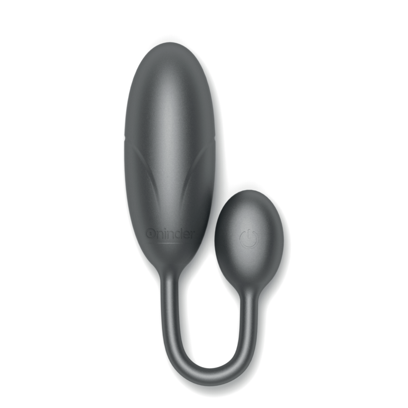 ONINDER - HUEVO VIBRADOR DENVER NEGRO 7 X 2,7 CM APLICACIÓN GRATUITA