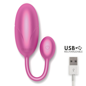 ONINDER - HUEVO VIBRADOR TOKYO ROSA 7,5 X 3,2 CM APP GRATUITA
