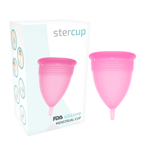 STERCUP - FDA PINK SILICONE MENSTRUAL CUP - SIZE S