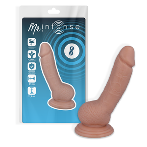 MR INTENSE - 8 DILDO REALISTICO 17.6 CM -O- 3.5 CM