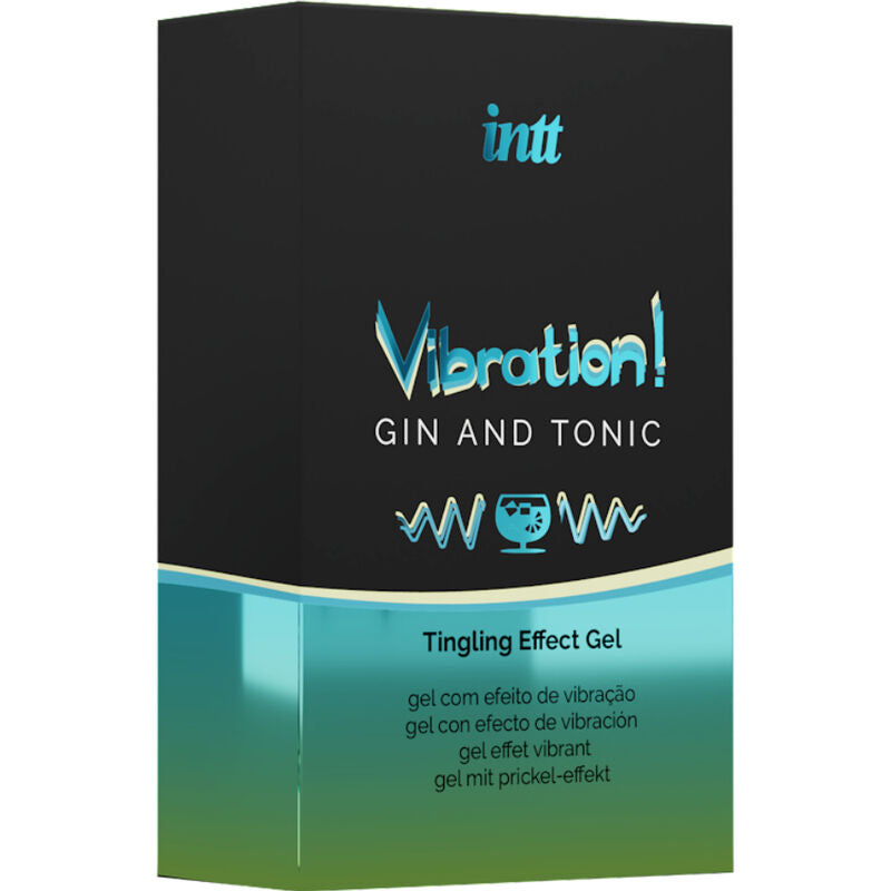 INTT - POWERFUL VIBRATING LIQUID GEL INTIMATE STIMULANT GIN & TONIC 15ML