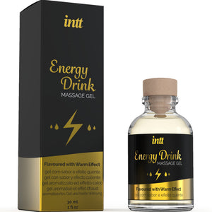 INTT MASSAGE & ORAL SEX - FLAVOURED ENERGY DRINK AND WARMING EFFECT MASSAGE GEL