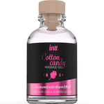INTT MASSAGE & ORAL SEX - GEL DA MASSAGGIO AL GUSTO DI ZUCCHERO FILATO CON EFFETTO RISCALDANTE