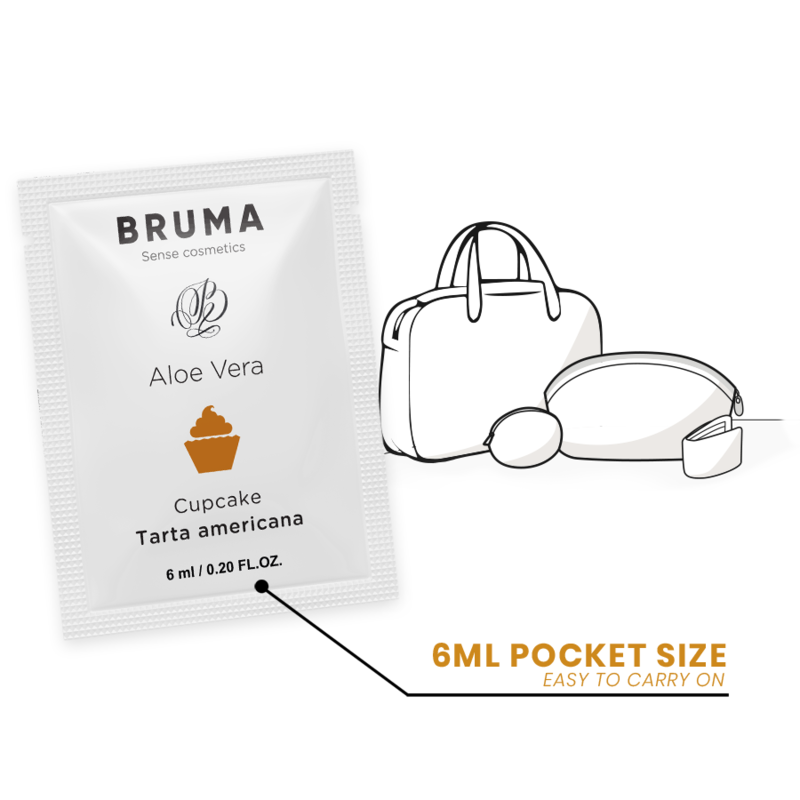 BRUMA - GEL DESLIZANTE ALOE VERA GUPCAKE 6 ML