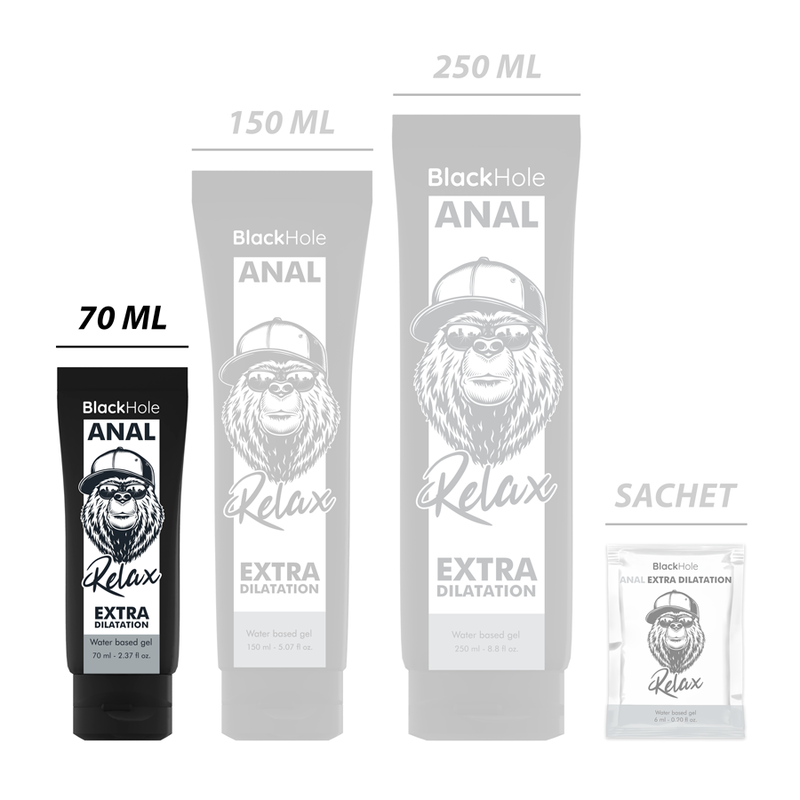 BLACK HOLE - WATER-BASED ANAL DILATING GEL 70 ML
