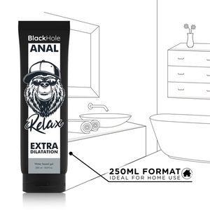 BLACK HOLE - GEL A BASE D'ACQUA PER DILATAZIONE ANALE 250 ML