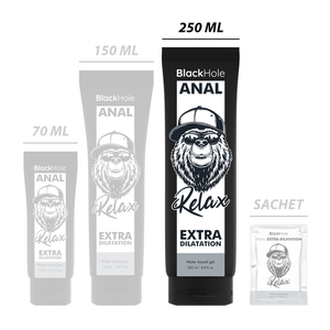 BLACK HOLE - GEL A BASE D'ACQUA PER DILATAZIONE ANALE 250 ML