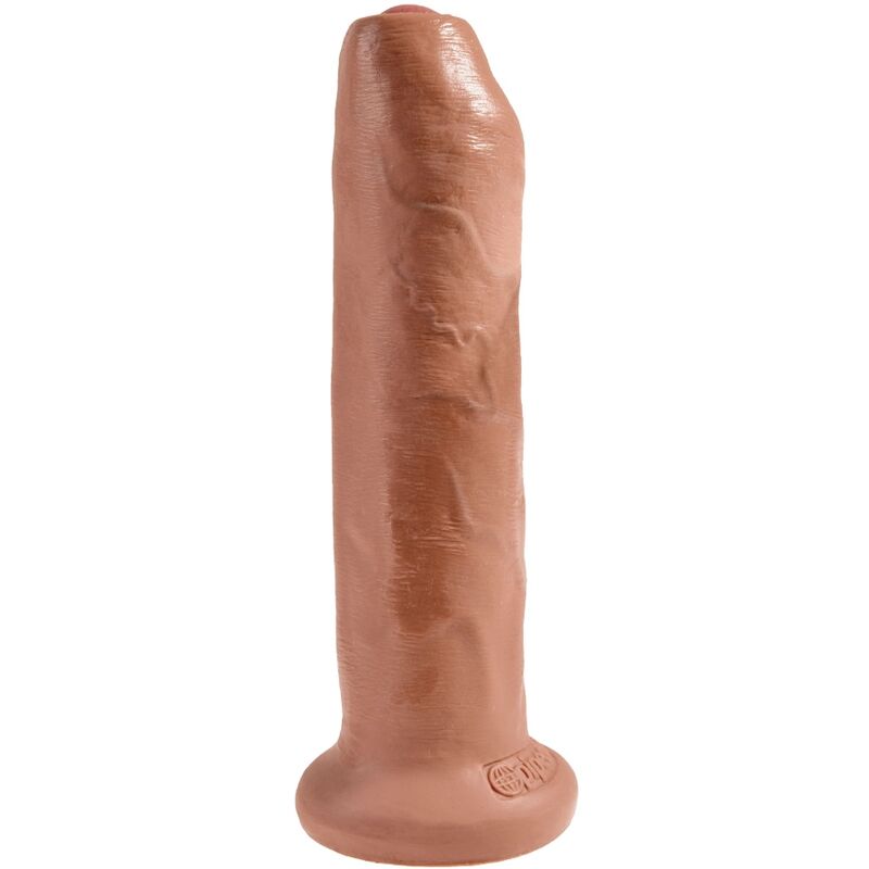 KING COCK - PENE REALISTA SIN CIRCUNCIDAR 17.8 CM CARAMELO