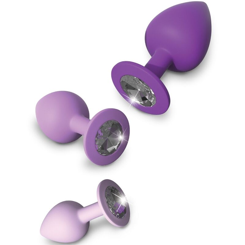 FANTASY PARA ELLA - SET DE PLUGS ANALES MORADOS