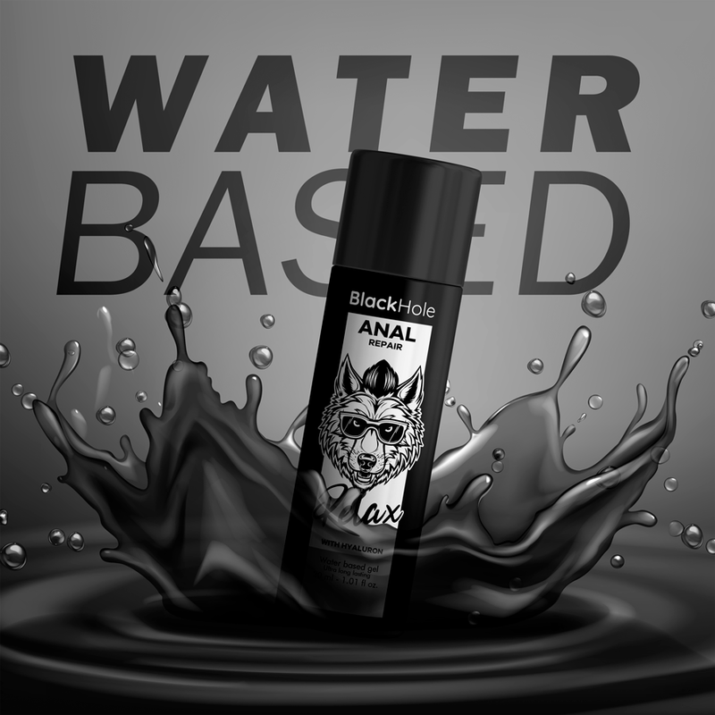 BLACK HOLE - RELAJANTE ANAL ACUOSO CON ÁCIDO HIALURÓNICO 30 ML