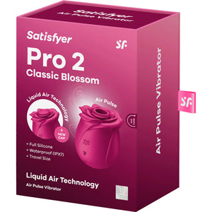 SATISFYER - VIBRATORE A IMPULSI D'ARIA PRO 2 CLASSIC BLOSSOM
