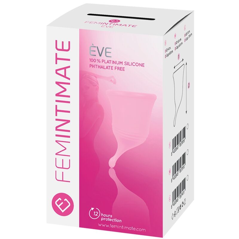 FEMINTIMATE - EVE NUOVA COPPA MESTRUALE IN SILICONE - TAGLIA L