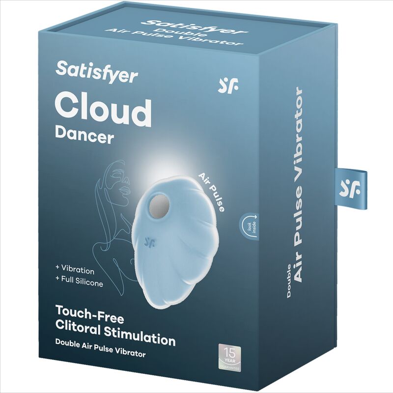 SATISFYER - VIBRADOR CLOUD DANCER AZUL DE PULSO DE AIRE