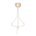 BIJOUX - DESEO METÁLICO COLLAR METÁLICO DORADO