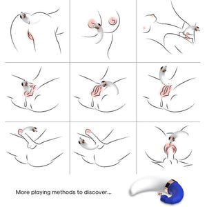 ARMONY - SWEETMOON CLITORIDE E ASPIRAZIONE PUNTO G BLU