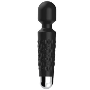ARMONY - MASAJEADOR Y VIBRADOR POSTINO CON CABEZAL SUPERFLEXIBLE NEGRO