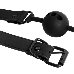 FETICHE SUMISO BONDAGE - MORDENAZA DE BOLA EN SILICONA TRANSPIRABLE