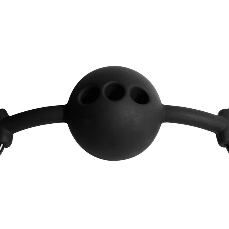 FETICHE SUMISO BONDAGE - MORDENAZA DE BOLA EN SILICONA TRANSPIRABLE