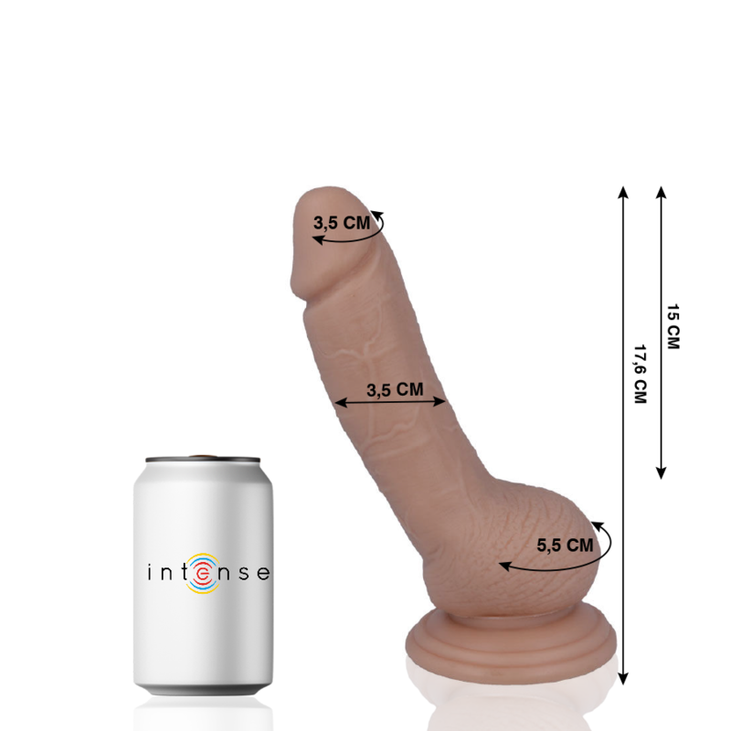MR INTENSE - 8 DILDO REALISTICO 17.6 CM -O- 3.5 CM