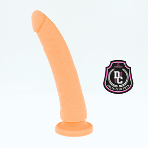 DELTA CLUB - JUGUETES DILDO NATURALES DE SILICONA MÉDICA 23 CM -O- 4.5 CM