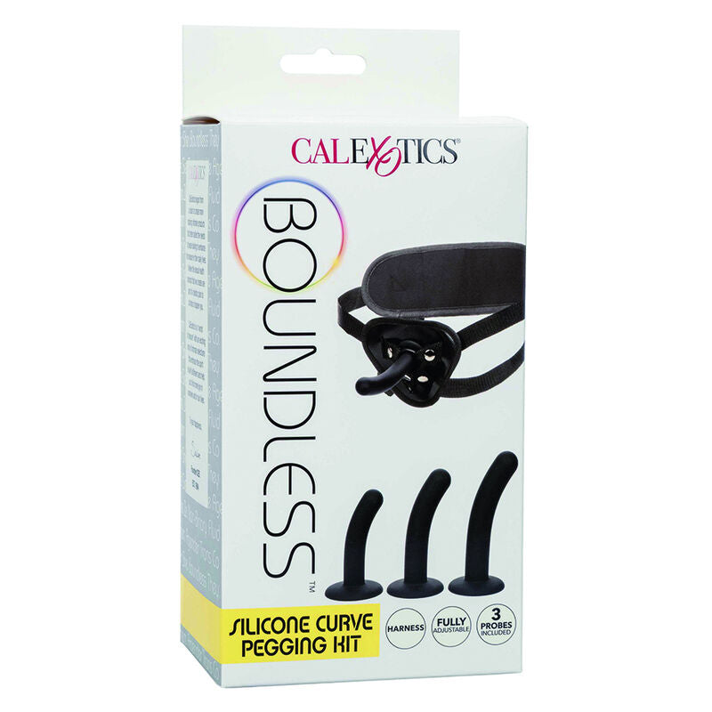 CALEXOTICS - KIT DI PEGGING BOUNDLESS IN SILICONE CURVO