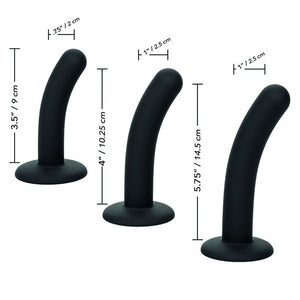 CALEXOTICS - KIT DI PEGGING BOUNDLESS IN SILICONE CURVO