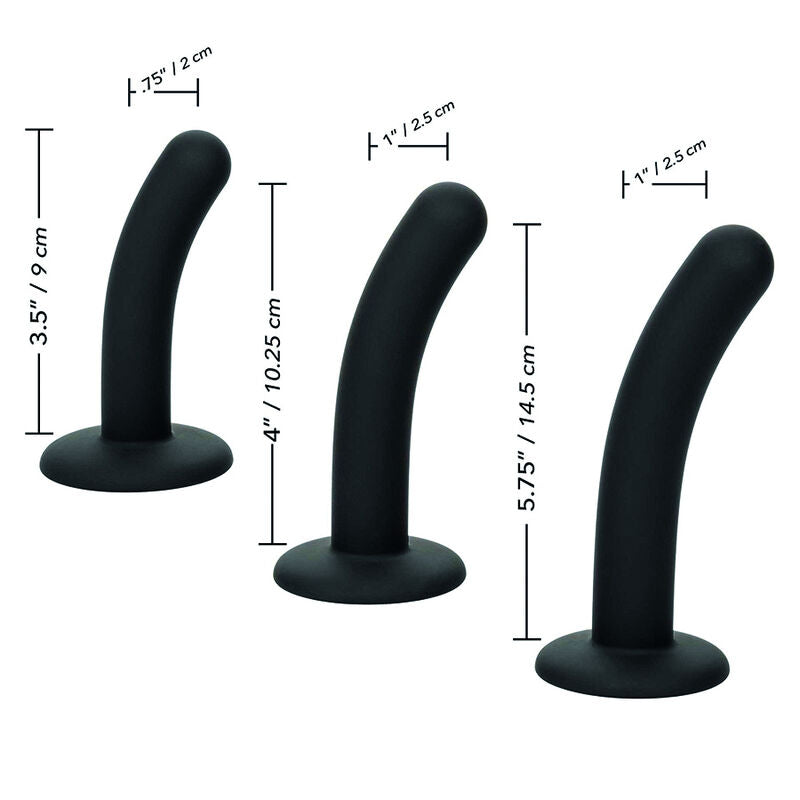 CALEXOTICS - KIT DI PEGGING BOUNDLESS IN SILICONE CURVO