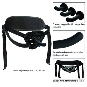 CALEXOTICS - KIT DI PEGGING BOUNDLESS IN SILICONE CURVO