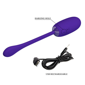 PRETTY LOVE - VIBRATING EGG JULIUS WATERPROOF-RECHARGEABLE PURPLE