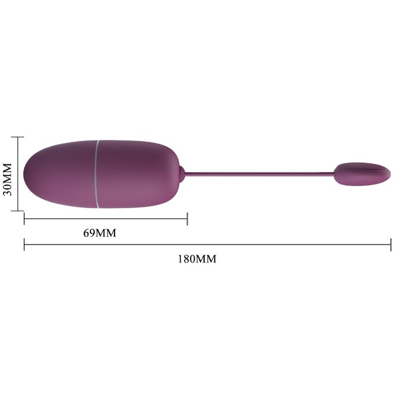 PRETTY LOVE - HUEVO VIBRADOR NYMPH CONTROLADO POR APP LILA