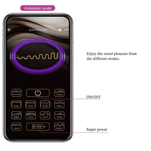 PRETTY LOVE - HUEVO VIBRADOR NYMPH CONTROLADO POR APP LILA