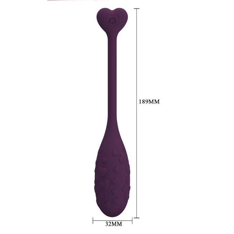 PRETTY LOVE - HUEVO VIBRADOR DE APLICACIÓN FISHERMAN LILA