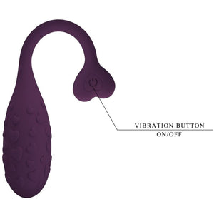 PRETTY LOVE - HUEVO VIBRADOR DE APLICACIÓN FISHERMAN LILA