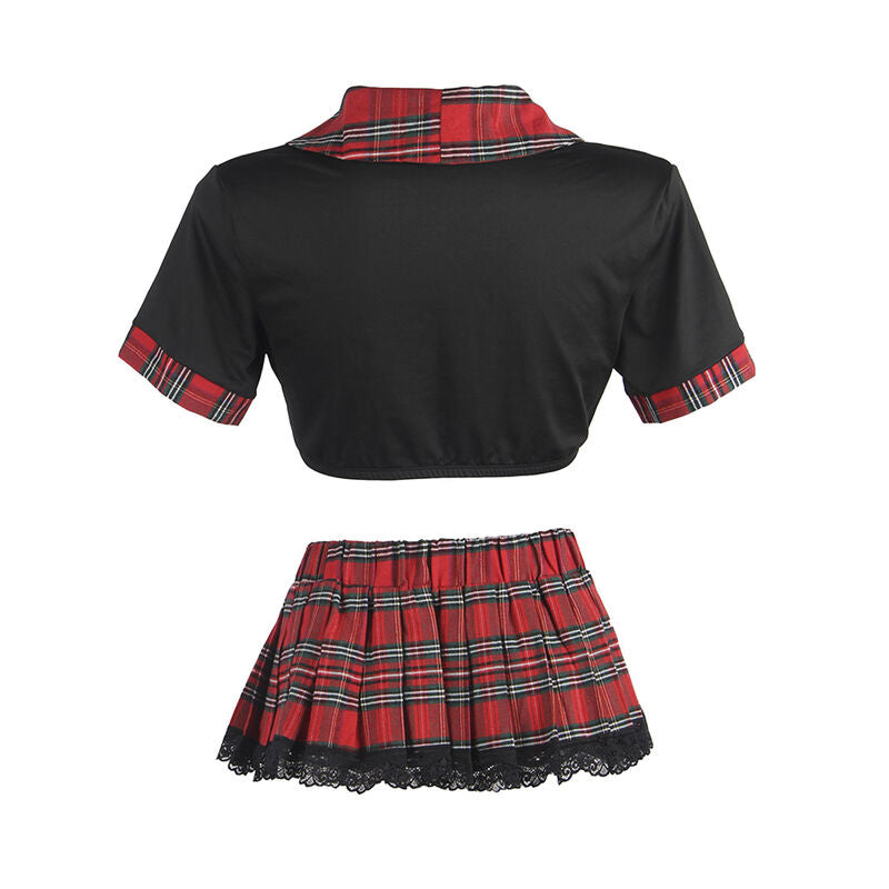 SUBBLIME - COMPLETO COSTUME SCUOLA SEXY TOP L/XL