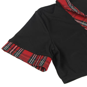 SUBBLIME - COMPLETO COSTUME SCUOLA SEXY TOP L/XL