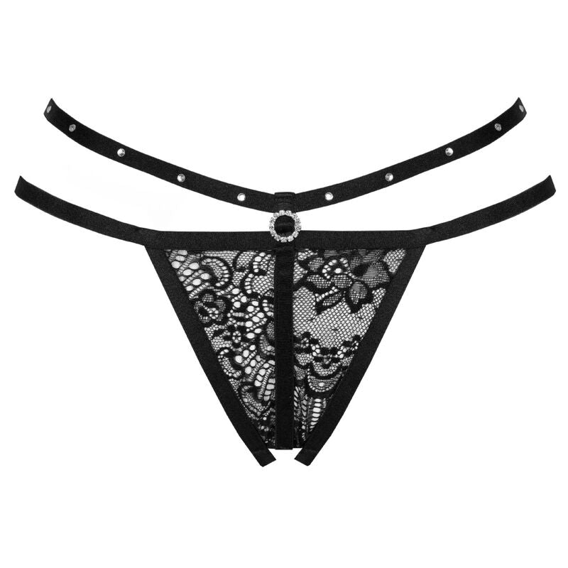 LIVCO CORSETTI FASHION - TANGA NÓMADA SIN PUENTE NEGRO