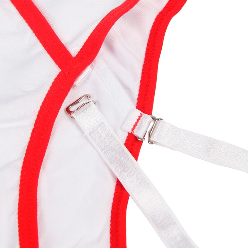 SUBBLIME - Disfraz de enfermera sexy con osito de peluche Talla S/M