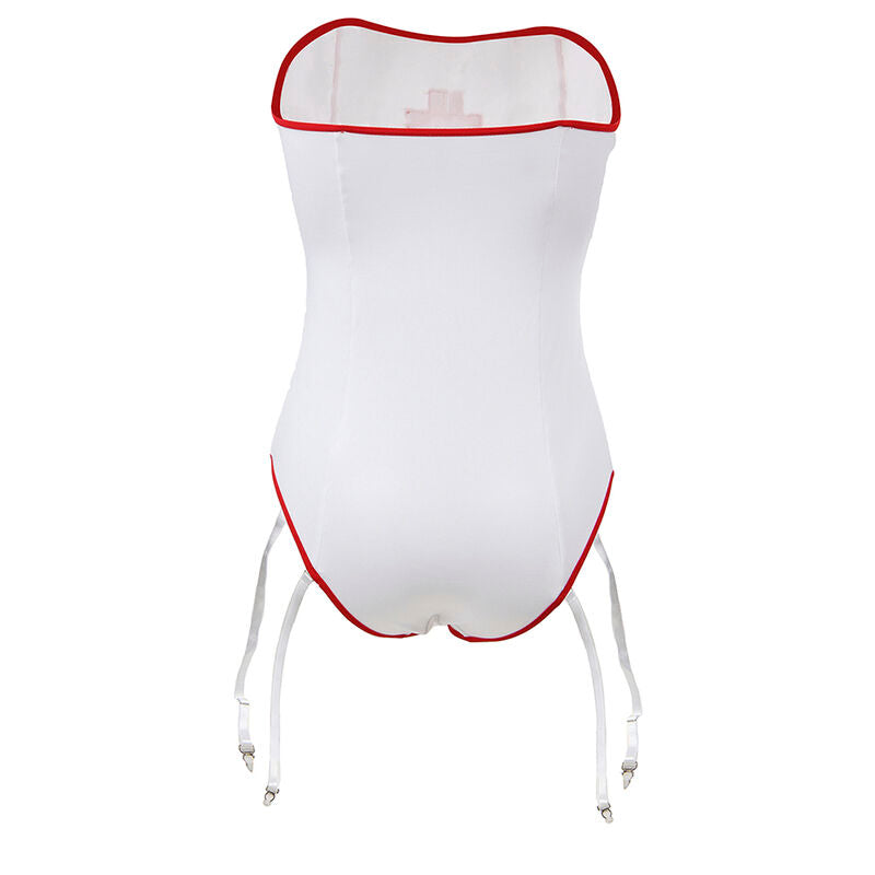 SUBBLIME - Disfraz de enfermera sexy con osito de peluche Talla S/M