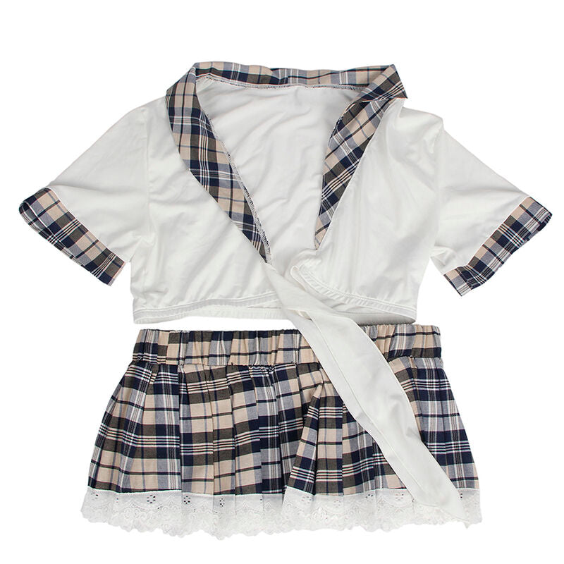 SUBBLIME - COMPLETO SCOLASTICO SEXY TOP E GONNA L/XL